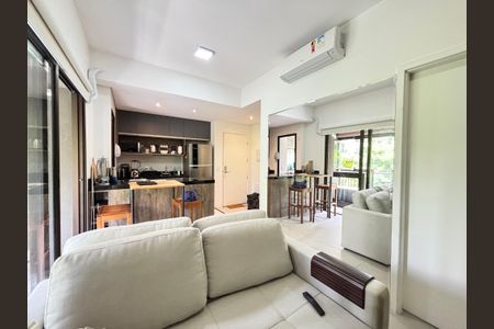 Sala de apartamento à venda com 1 quarto, 49m² em Jardim Paulistano, São Paulo