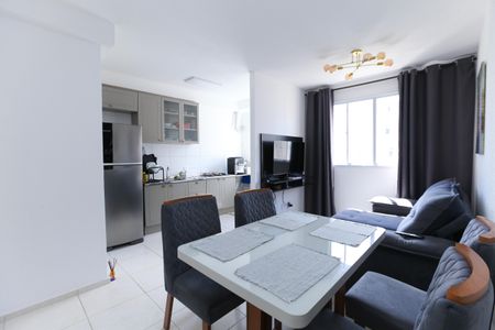 Sala de apartamento para alugar com 2 quartos, 46m² em Jk, Contagem