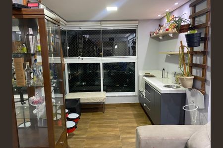 Sala de apartamento à venda com 2 quartos, 64m² em Jardim, Santo André