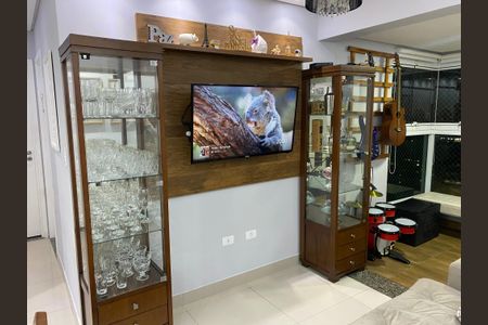 Sala de apartamento à venda com 2 quartos, 64m² em Jardim, Santo André