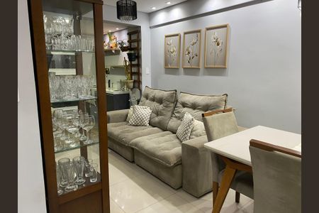 Sala de apartamento à venda com 2 quartos, 64m² em Jardim, Santo André