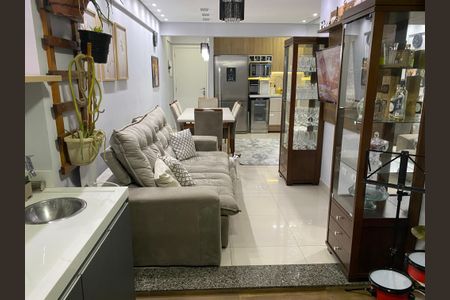 Sala de apartamento à venda com 2 quartos, 64m² em Jardim, Santo André