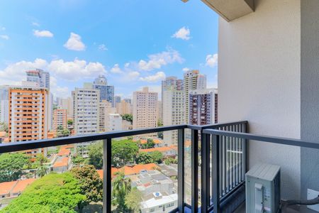 Studio para alugar com 29m², 1 quarto e sem vagaVaranda