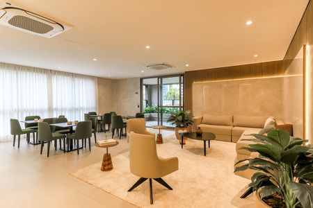 Studio para alugar com 29m², 1 quarto e sem vagaÁrea comum - Salão de festas