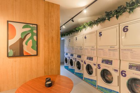 Studio para alugar com 29m², 1 quarto e sem vagaÁrea comum - Lavanderia