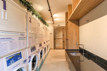 Studio para alugar com 29m², 1 quarto e sem vagaÁrea comum - Lavanderia