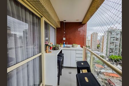 Varanda  de apartamento para alugar com 2 quartos, 122m² em Jardim, Santo André