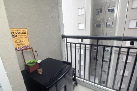 Varanda da Sala de apartamento à venda com 3 quartos, 67m² em Vila Metalúrgica, Santo André