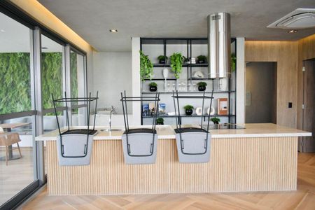 Área comum - Churrasqueira de apartamento para alugar com 4 quartos, 132m² em Vila Clementino, São Paulo