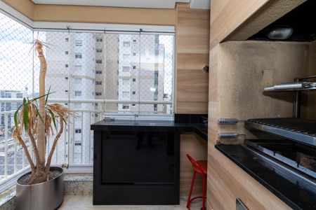 Varanda da Sala de apartamento à venda com 2 quartos, 60m² em Várzea da Barra Funda, São Paulo