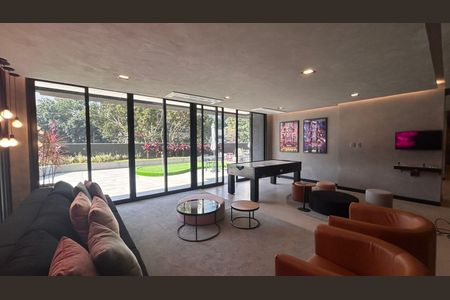 Studio para alugar com 39m², 1 quarto e sem vaga Studio para alugar com 39m², 1 quarto e sem vagaSalão de jogos