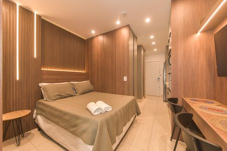 Studio para alugar com 27m², 1 quarto e sem vaga Studio para alugar com 27m², 1 quarto e sem vagaQuarto