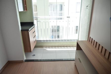 Sala de apartamento para alugar com 1 quarto, 52m² em Vila Alto de Santo Andre, Santo André