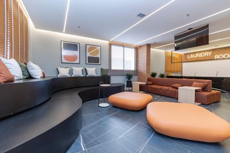 Studio à venda com 28m², 1 quarto e sem vagaLavanderia