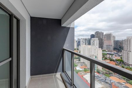 Varanda de apartamento à venda com 1 quarto, 28m² em Santo Amaro, São Paulo