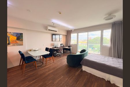 Sala - Studio de kitnet/studio à venda com 1 quarto, 45m² em Vila Argos Velha, Jundiaí