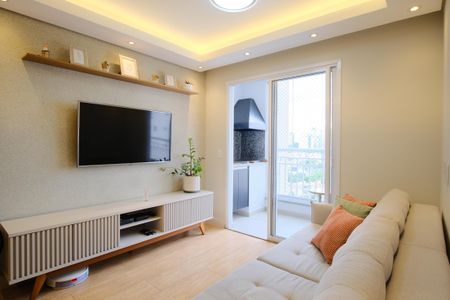 Sala de apartamento à venda com 3 quartos, 75m² em Chácara Santo Antônio (zona Leste), São Paulo