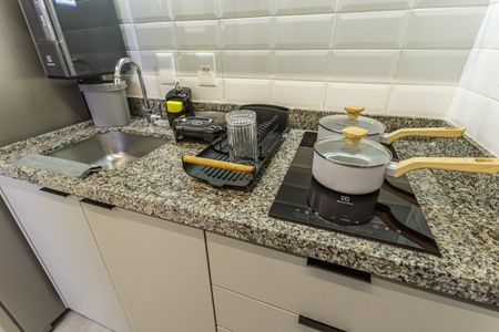 Studio para alugar com 25m², 1 quarto e sem vagaCozinha