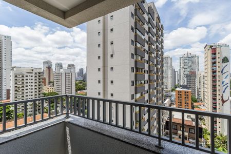 Varanda de kitnet/studio para alugar com 1 quarto, 25m² em Vila Olímpia, São Paulo