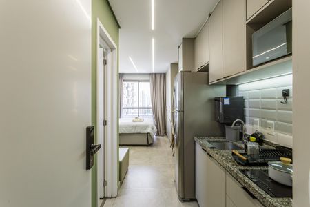 Studio de kitnet/studio para alugar com 1 quarto, 25m² em Vila Olímpia, São Paulo