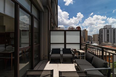 Varanda de kitnet/studio à venda com 1 quarto, 39m² em Vila Romana, São Paulo