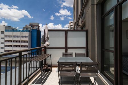 Varanda de kitnet/studio à venda com 1 quarto, 39m² em Vila Romana, São Paulo