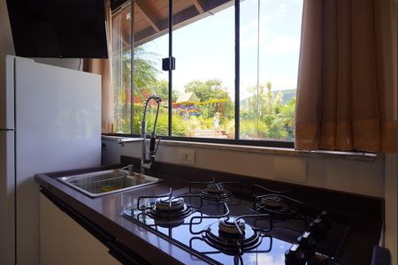 Cozinha de kitnet/studio para alugar com 1 quarto, 30m² em Santo Antonio de Lisboa, Florianópolis