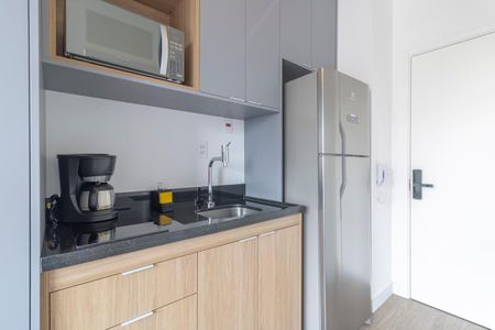 Studio para alugar com 24m², 1 quarto e sem vaga Studio para alugar com 24m², 1 quarto e sem vagaCozinha