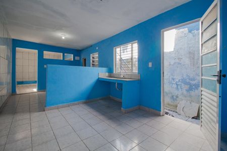 Cozinha de casa para alugar com 1 quarto, 40m² em Jardim Zaira, Mauá
