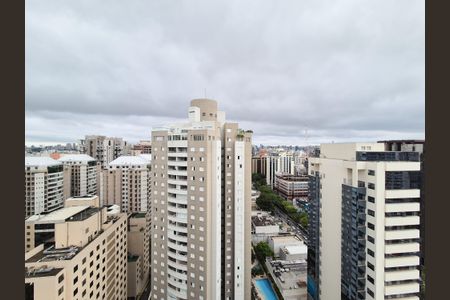 Vista de kitnet/studio para alugar com 1 quarto, 26m² em Indianópolis, São Paulo