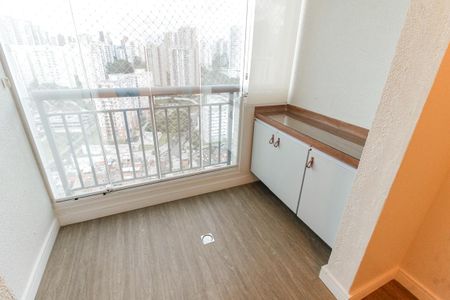 Varanda da Sala de apartamento para alugar com 2 quartos, 48m² em Vila Andrade, São Paulo