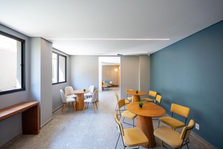 Apartamento à venda com 28m², 1 quarto e sem vaga Apartamento à venda com 28m², 1 quarto e sem vagaSalão de Festas