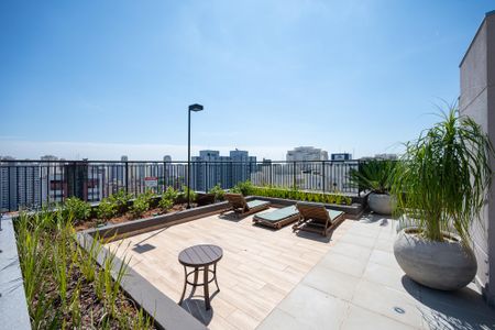 Apartamento à venda com 28m², 1 quarto e sem vaga Apartamento à venda com 28m², 1 quarto e sem vagaTerraço