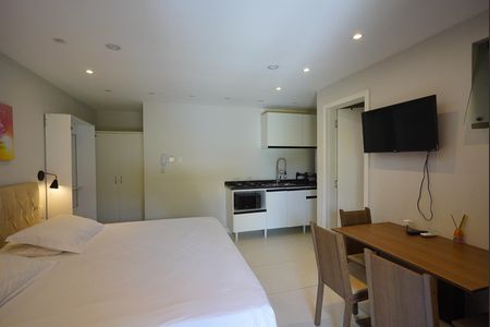 Studio para alugar com 52m², 1 quarto e sem vagaQuarto e cozinha