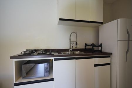 Cozinha de kitnet/studio para alugar com 1 quarto, 52m² em Santo Antonio de Lisboa, Florianópolis