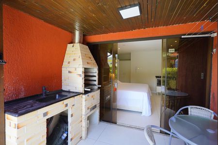 Varanda de kitnet/studio para alugar com 1 quarto, 52m² em Santo Antonio de Lisboa, Florianópolis