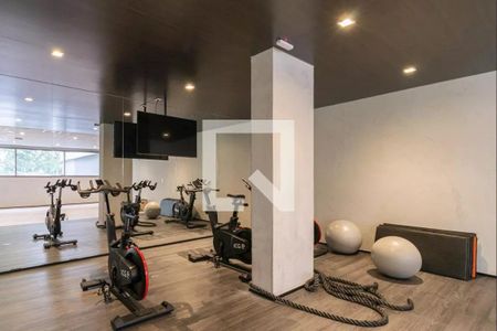 Studio para alugar com 26m², 1 quarto e sem vaga Studio para alugar com 26m², 1 quarto e sem vagaÁrea comum - Academia