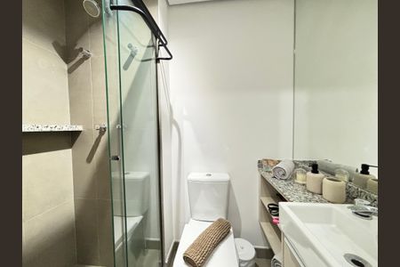 Studio para alugar com 26m², 1 quarto e sem vaga Studio para alugar com 26m², 1 quarto e sem vagaBanheiro