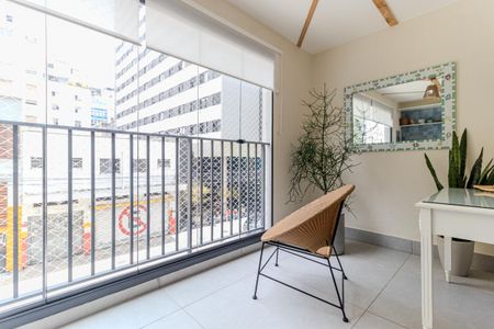 Apartamento à venda com 39m², 1 quarto e sem vagaVaranda