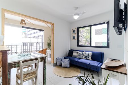 Sala de apartamento à venda com 1 quarto, 39m² em Vila Buarque, São Paulo