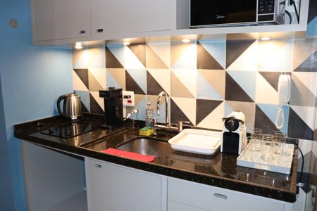 Studio à venda com 39m², 1 quarto e 1 vagaCozinha