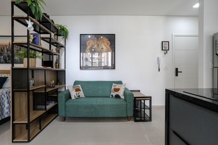 Sala de apartamento para alugar com 1 quarto, 43m² em Vila Mogilar, Mogi das Cruzes