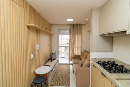 Sala/Cozinha de apartamento para alugar com 1 quarto, 32m² em Vila Guilherme, São Paulo