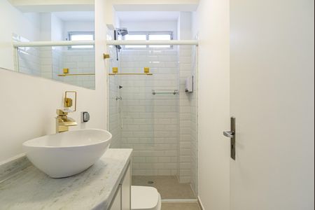 Banheiro de apartamento para alugar com 1 quarto, 35m² em Consolação, São Paulo