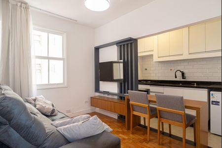 Sala de apartamento para alugar com 1 quarto, 35m² em Consolação, São Paulo