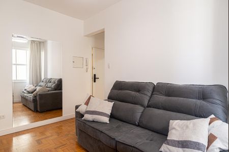 Sala de apartamento para alugar com 1 quarto, 35m² em Consolação, São Paulo