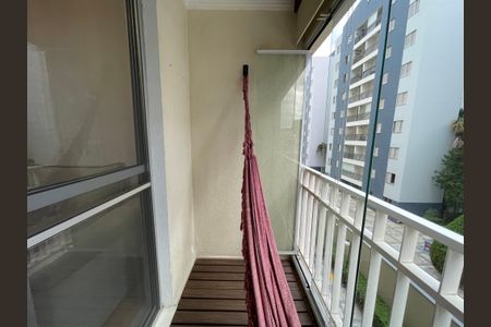Varanda da Sala de apartamento à venda com 3 quartos, 62m² em Jaguaré, São Paulo