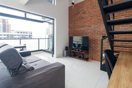 Sala de apartamento para alugar com 1 quarto, 58m² em Campo Belo, São Paulo
