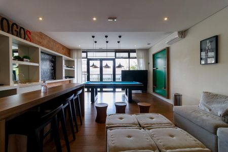 Apartamento para alugar com 58m², 1 quarto e 2 vagas Apartamento para alugar com 58m², 1 quarto e 2 vagasEspaço de Jogos