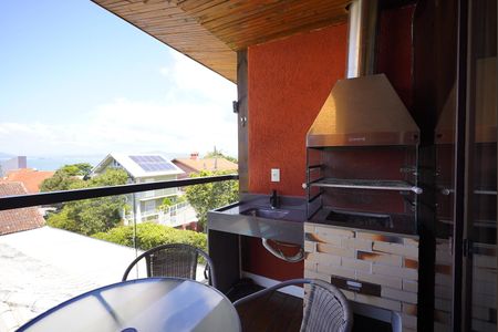 Varanda - Churrasqueira de kitnet/studio para alugar com 1 quarto, 26m² em Santo Antonio de Lisboa, Florianópolis